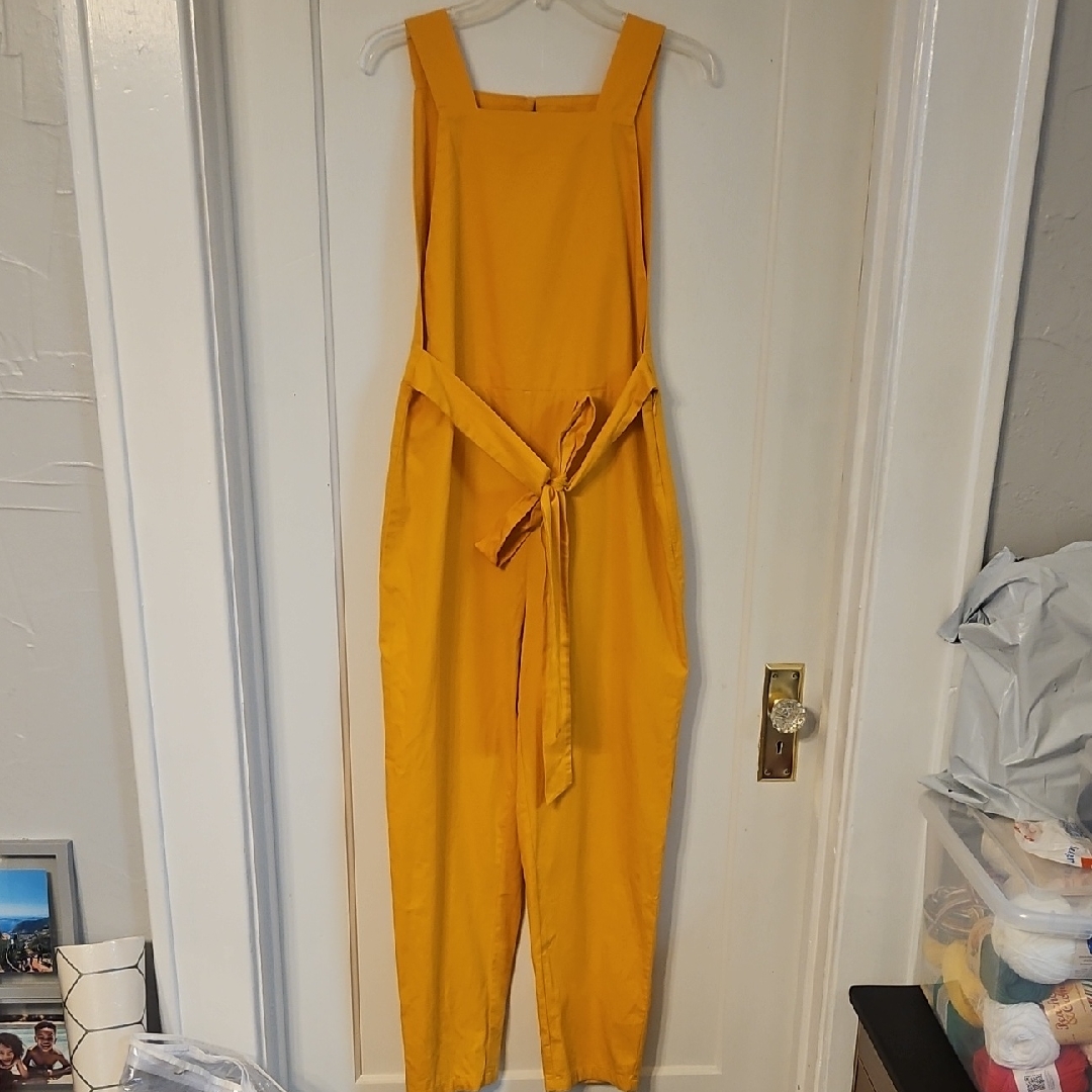 Na-Kd Yellow Women's Jumpsuit. Size M.